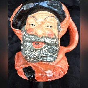 Royal Doulton Falstaff Toby Jug D6287, 1949, 6.5"H